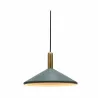 Suspension Fancy Delight max20W G9 Vert satiné/Doré 230V Métal