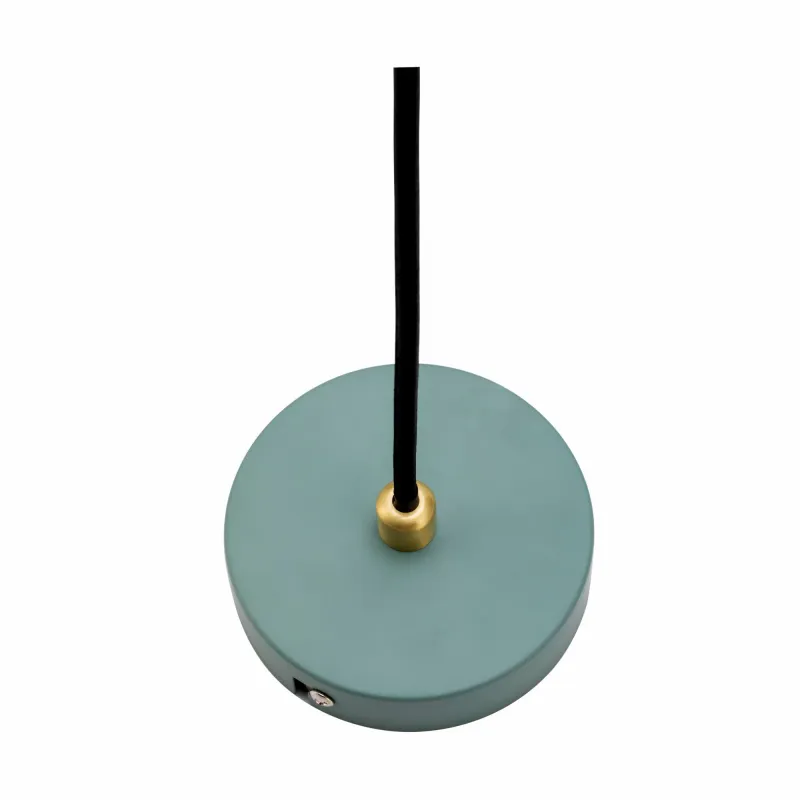 Suspension Fancy Delight max20W G9 Vert satiné/Doré 230V Métal
