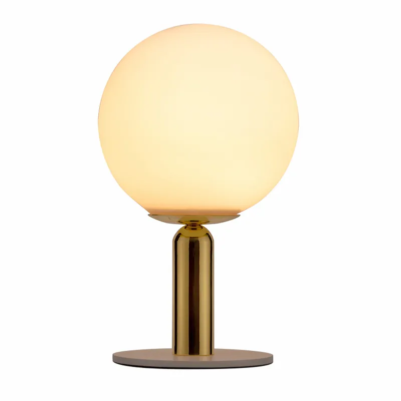 Lampe à poser Splendid Pearl max20W G9 Blanc/Doré 230V Verre/Métal