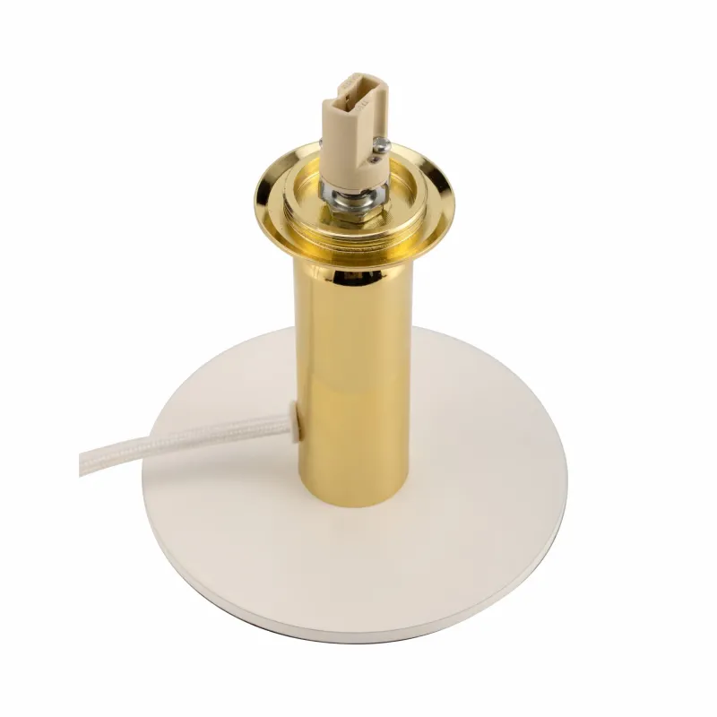 Lampe à poser Splendid Pearl max20W G9 Blanc/Doré 230V Verre/Métal