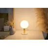 Lampe à poser Splendid Pearl max20W G9 Blanc/Doré 230V Verre/Métal