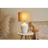 Lampe à poser Timber Glow max20W E27 Beige/Blanc 230V Bambou/céramique