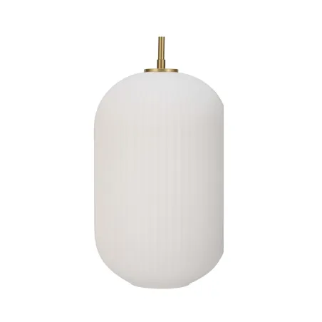 Suspension Splendid Delight max20W E27 Blanc/Doré 230V Verre/Métal