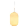 Suspension Splendid Delight max20W E27 Blanc/Doré 230V Verre/Métal