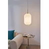 Suspension Splendid Delight max20W E27 Blanc/Doré 230V Verre/Métal