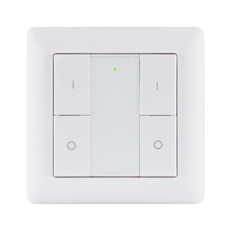 Commutateur mural SH ZB on/Off/variateur X2 bascule Type batt. CR2025 Blanc/Syn