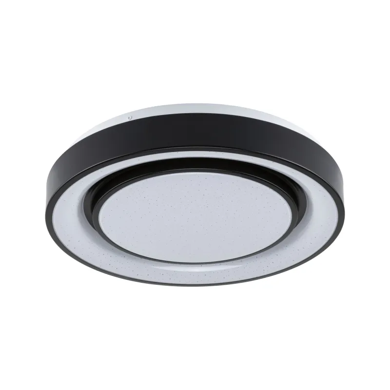 WallCeiling SpacyColor Dynamic RGB TunW LED 22W 375mm Blanc/Noir 230V Syn/Métal
