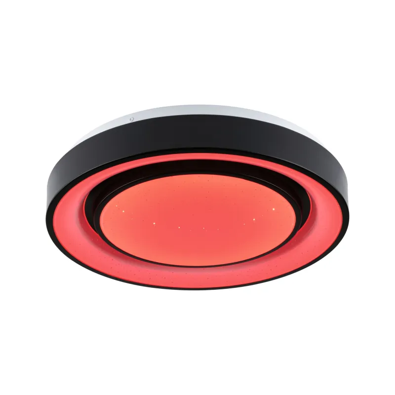 WallCeiling SpacyColor Dynamic RGB TunW LED 22W 375mm Blanc/Noir 230V Syn/Métal