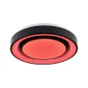 WallCeiling SpacyColor Dynamic RGB TunW LED 22W 375mm Blanc/Noir 230V Syn/Métal