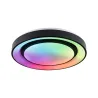 WallCeiling SpacyColor Dynamic RGB TunW LED 38,5W 475mm Blanc/Noir 230V Syn/Mét