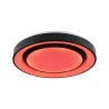 WallCeiling SpacyColor Dynamic RGB TunW LED 38,5W 475mm Blanc/Noir 230V Syn/Mét