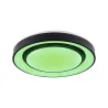 WallCeiling SpacyColor Dynamic RGB TunW LED 38,5W 475mm Blanc/Noir 230V Syn/Mét