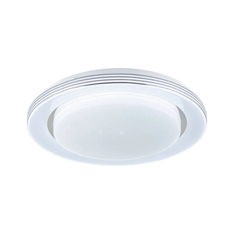WallCeiling SpacyColor Dynamic RGB TunW LED 22W 380mm Blanc/Chr 230V Syn/Mét