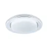 WallCeiling SpacyColor Dynamic RGB TunW LED 22W 380mm Blanc/Chr 230V Syn/Mét