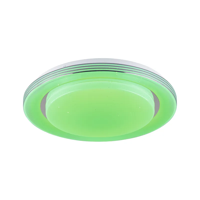 WallCeiling SpacyColor Dynamic RGB TunW LED 22W 380mm Blanc/Chr 230V Syn/Mét