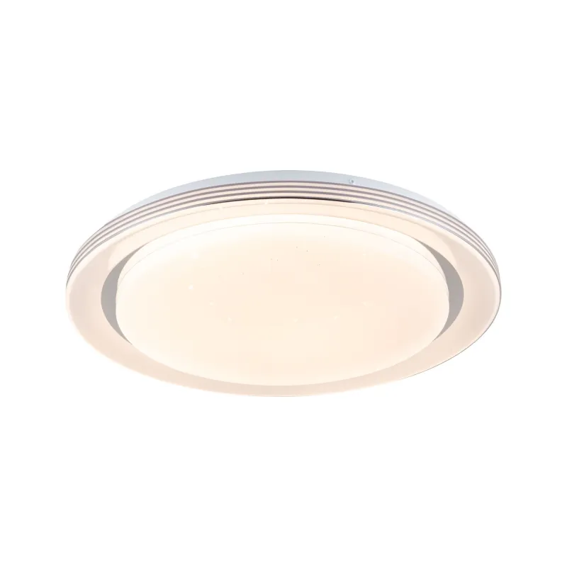 WallCeiling SpacyColor Dynamic RGB TunW LED 38,5W 485mm Blanc/Chr 230V Syn/Mét
