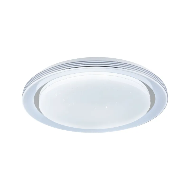 WallCeiling SpacyColor Dynamic RGB TunW LED 38,5W 485mm Blanc/Chr 230V Syn/Mét