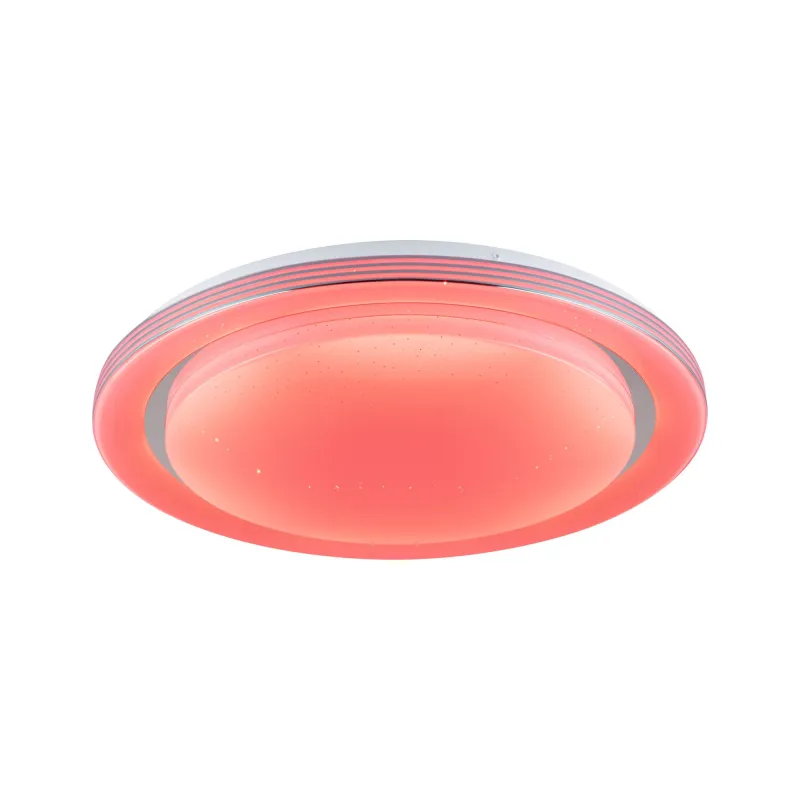 WallCeiling SpacyColor Dynamic RGB TunW LED 38,5W 485mm Blanc/Chr 230V Syn/Mét