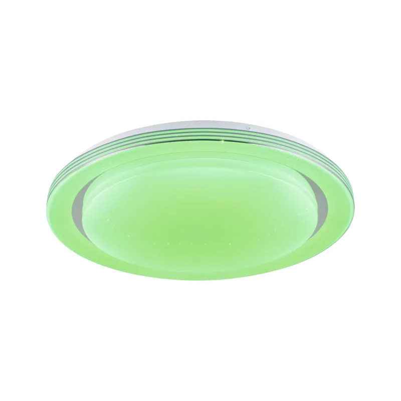 WallCeiling SpacyColor Dynamic RGB TunW LED 38,5W 485mm Blanc/Chr 230V Syn/Mét