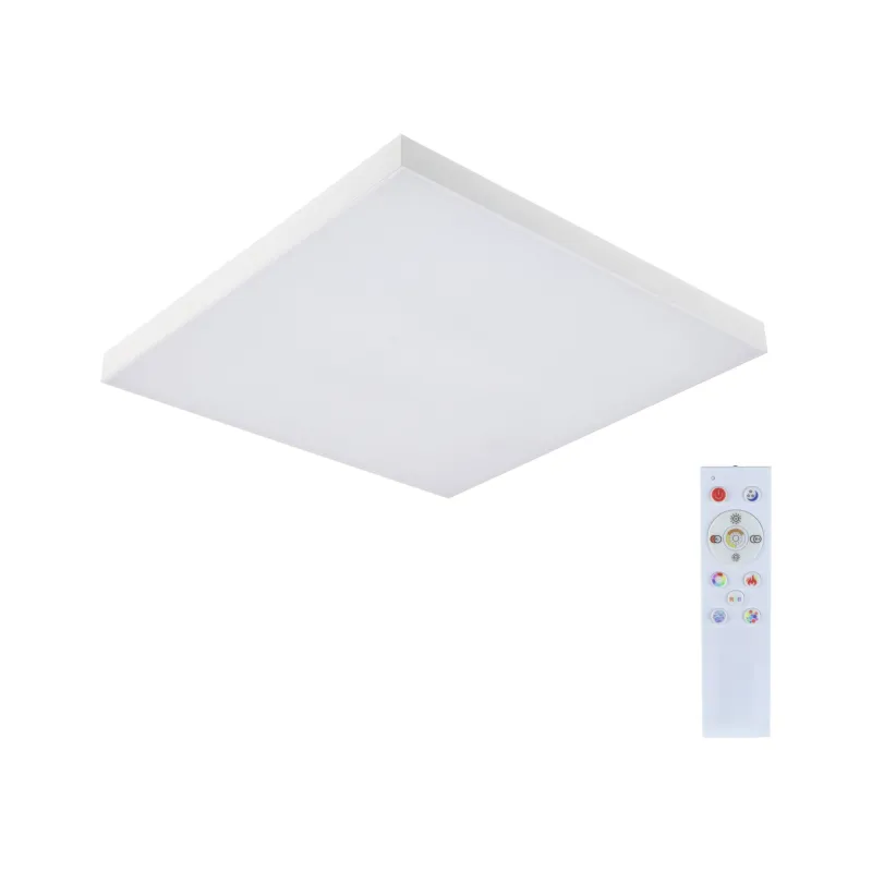 Panneau Loria Rainbow 595x595mm 31W dynamic RGWB blanc 230V Métal
