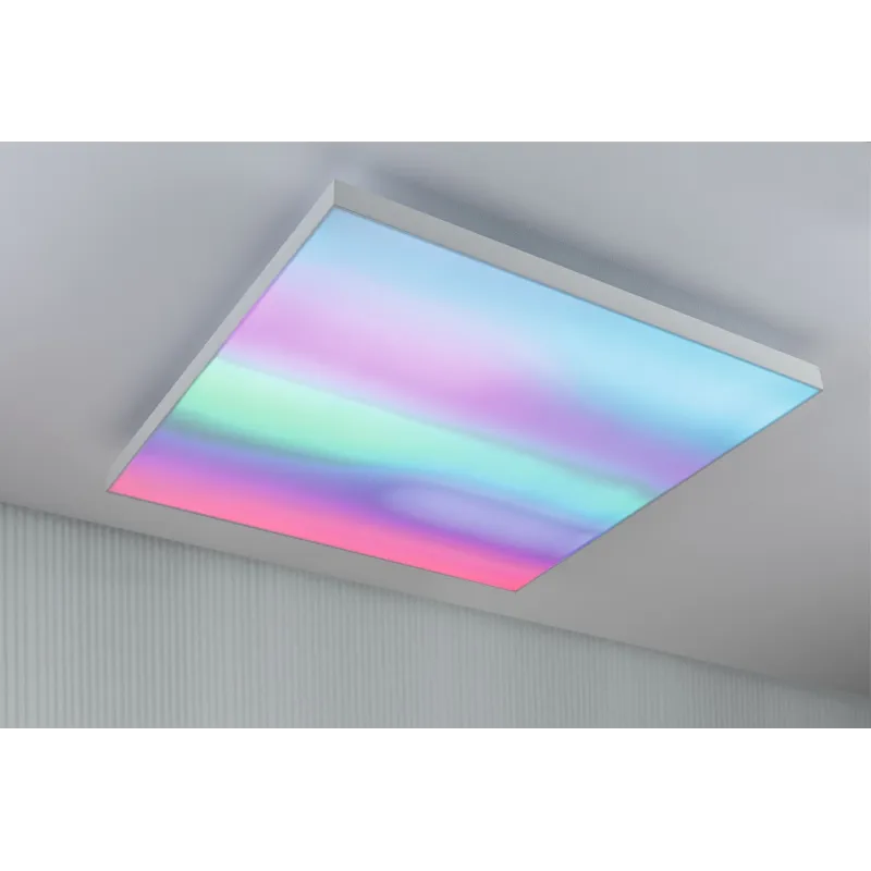 Panneau Loria Rainbow 595x595mm 31W dynamic RGWB blanc 230V Métal