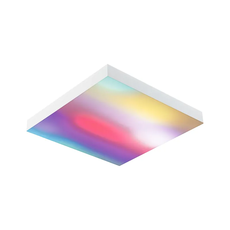Panneau Loria Rainbow 295x295mm 13,2W dynamic RGWB blanc 230V Métal