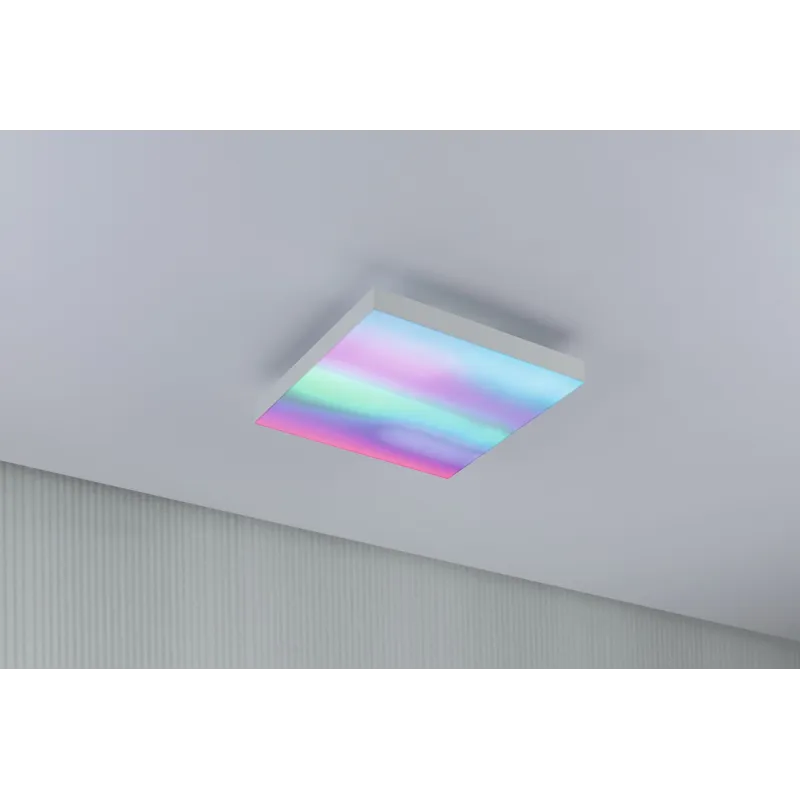 Panneau Loria Rainbow 295x295mm 13,2W dynamic RGWB blanc 230V Métal