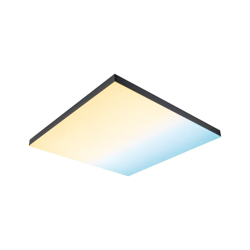 Panneau Loria Rainbow 595x595mm 31W dynamic RGBW noir 230V Métal