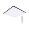 Panneau Loria Rainbow 595x595mm 31W dynamic RGBW noir 230V Métal