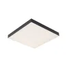Panneau Loria Rainbow 295x295mm 13,2W dynamic RGBW noir 230V Métal