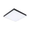 Panneau Loria Rainbow 295x295mm 13,2W dynamic RGBW noir 230V Métal