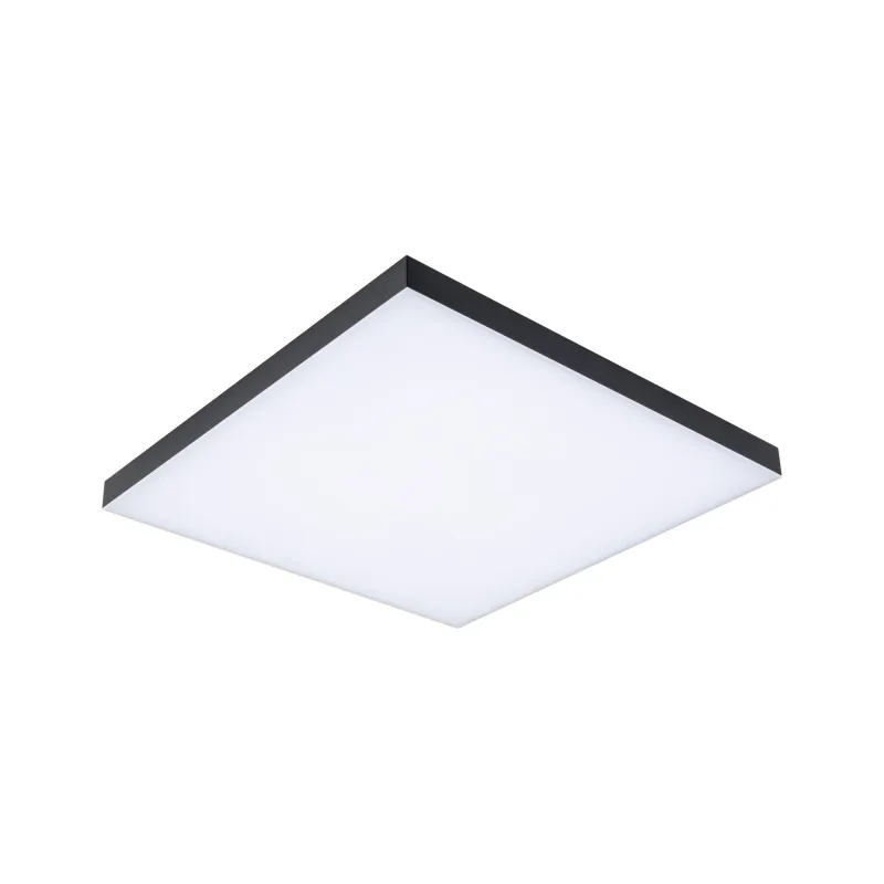 Panneau Loria Rainbow 450x450mm 19W dynamic RGBW noir 230V Métal