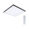 Panneau Loria Rainbow 450x450mm 19W dynamic RGBW noir 230V Métal