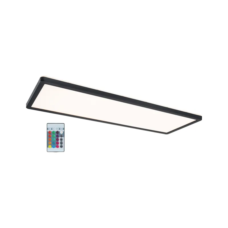 Panneau Auria 20W RGBW 580x200mm 230V Noir synthétique