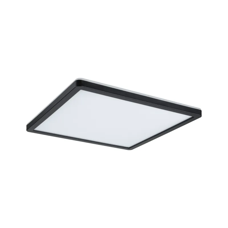 Panneau Auria 16W 3000K 293x293mm 230V Noir synthétique