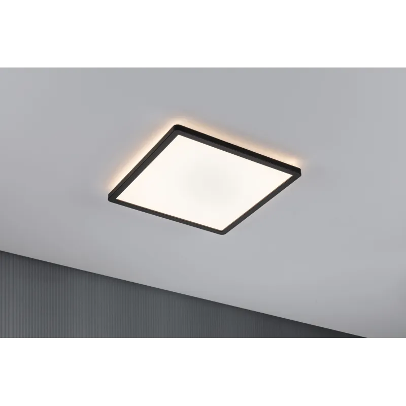 Panneau Auria 16W 3000K 293x293mm 230V Noir synthétique