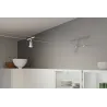Kit Wire System Corduo Wall Mount Blanc dépoli Métal
