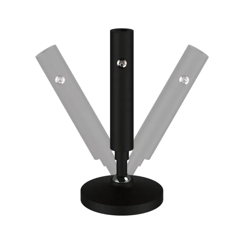 Kit Wire System Corduo Wall Mount noir dépoli Métal