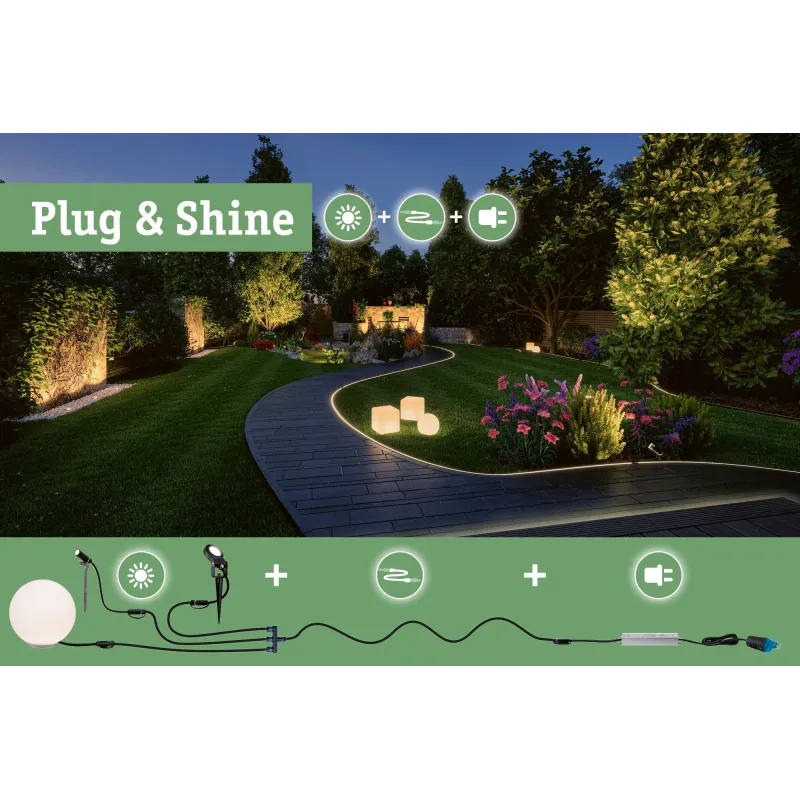Alimentation extérieur Plug&Shine 15 IP67 230/24V CC plug Typ T12