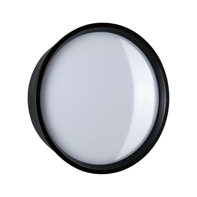 Applique extérieure Platomo noir 230 V IP44 3000 K