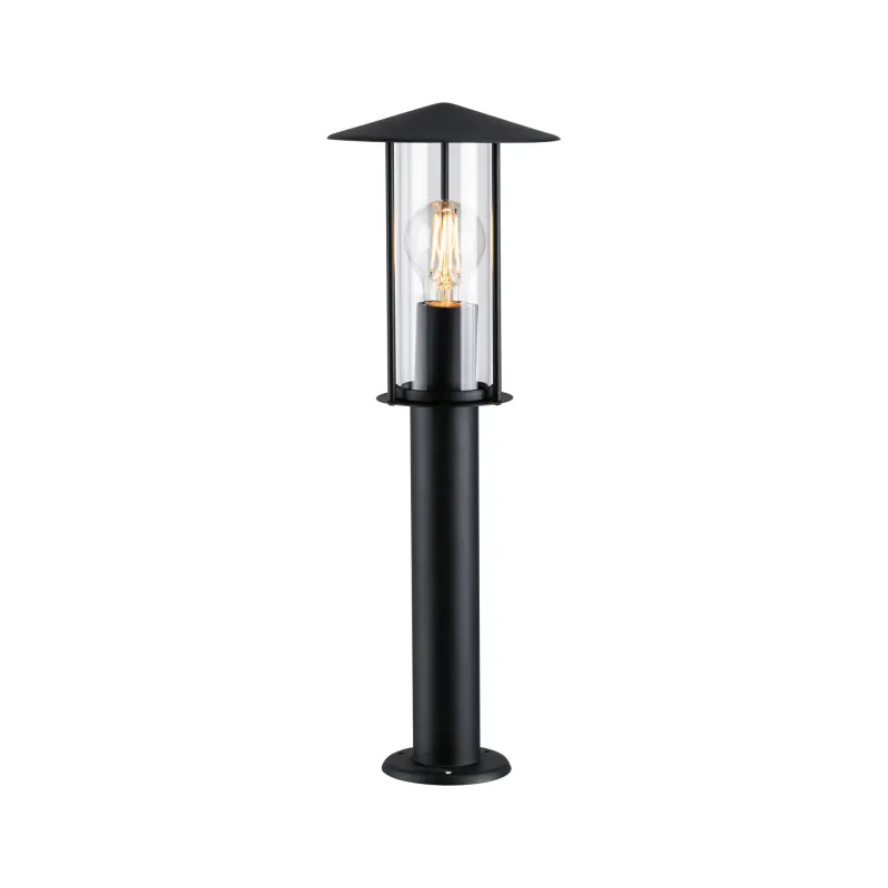 Borne extérieure 230 V Classic IP44 E27 métal noir resp. insectes