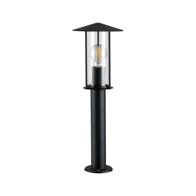 Borne extérieure 230 V Classic IP44 E27 métal noir resp. insectes