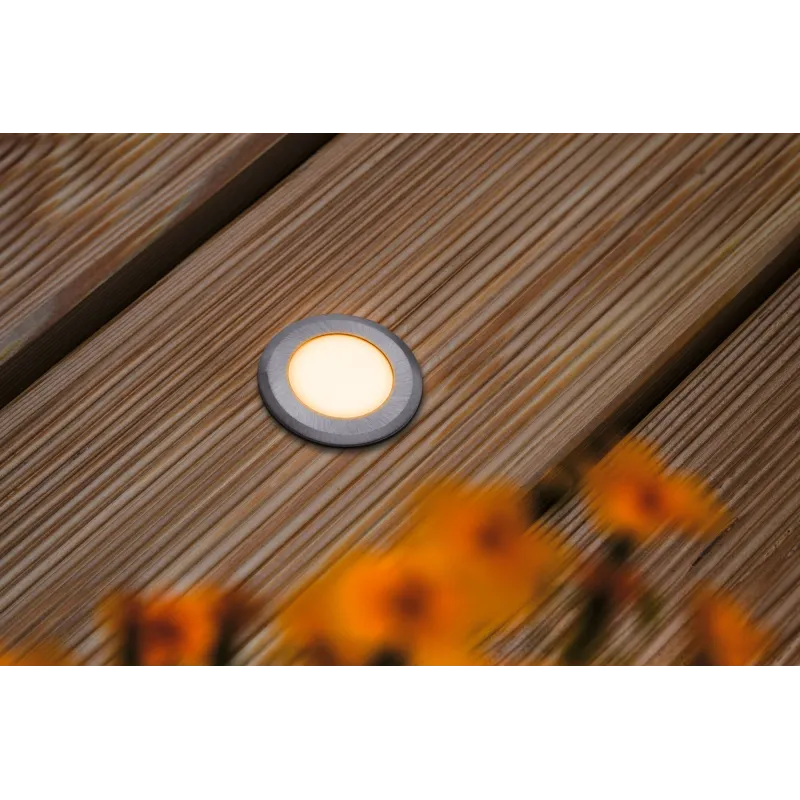 Enc. de sol extérieur 230 V IP67, 2,2 W, rond resp. insectes