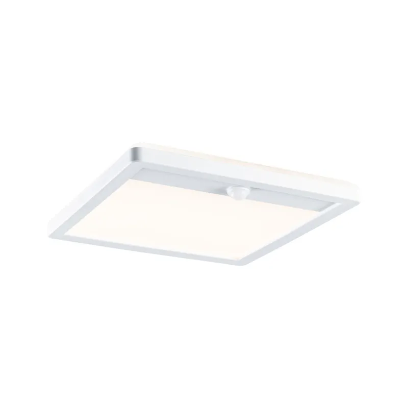 Ext. 230 V Lamina carré PIR blanc IP44 14 W 2200 K-3000 K