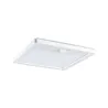 Ext. 230 V Lamina carré PIR blanc IP44 14 W 2200 K-3000 K
