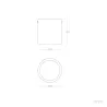 applique-murale-bois-12w-led-40cm