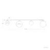 plafonnier-applique-metal-dore-4-boules-douille-g9