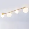 plafonnier-applique-metal-dore-4-boules-douille-g9
