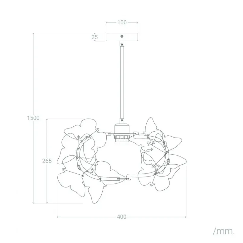 Suspension luminaire suspendu cage noire culot e27