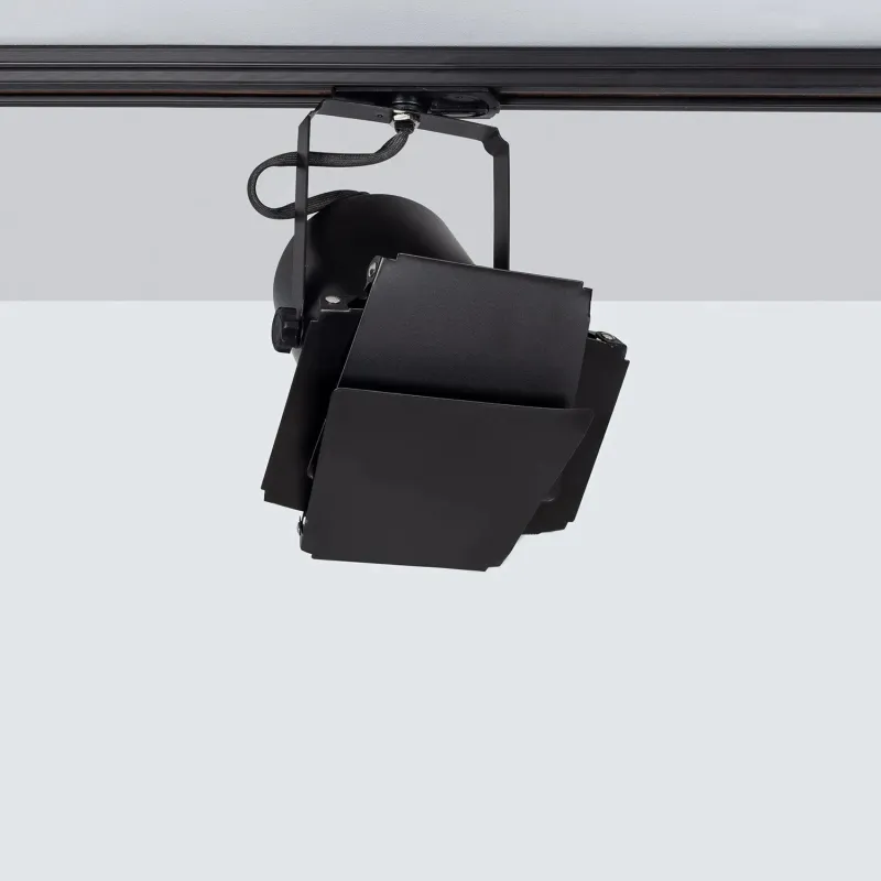 plafonnier-rail-1m-saillie-3-spots-orientable-noir-a-clapet